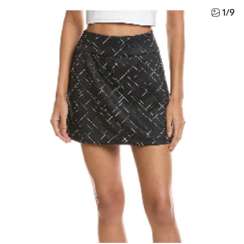 Striking Colorful Adidas Ultimate 365 Printed Skort Black & Plum Size Large NWT